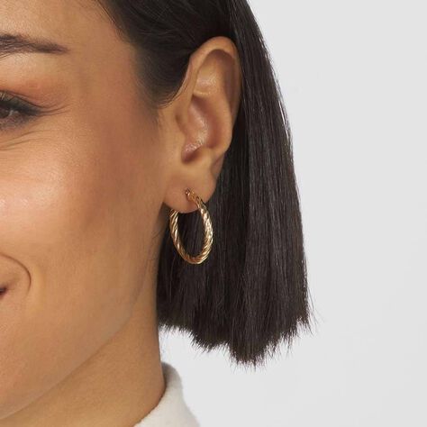 Orecchini A Cerchio Toujours Oro Giallo - Orecchini a Cerchio Donna | Stroili