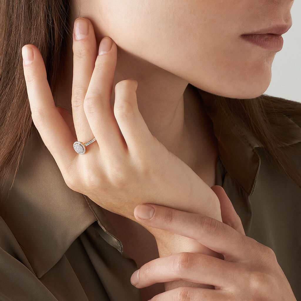 Anello Fantasia Sophia Oro Giallo Diamante - Anelli con Pietre Donna | Stroili