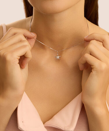 Pendente Love Beats Argento Rodiato Cubic Zirconia