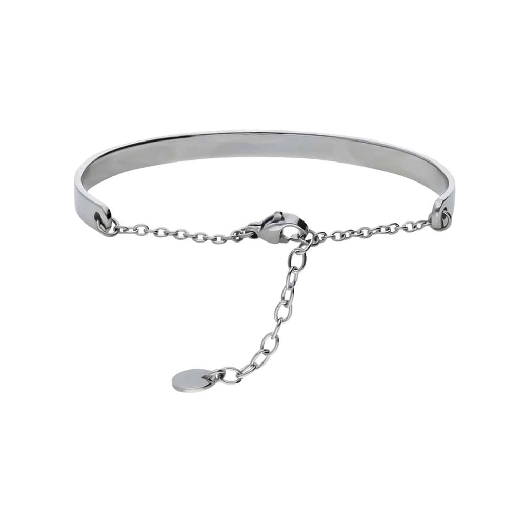 Bangle Sunrise Acciaio Rosa Cristallo