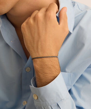 Bracciale Man Code Acciaio Cristallo