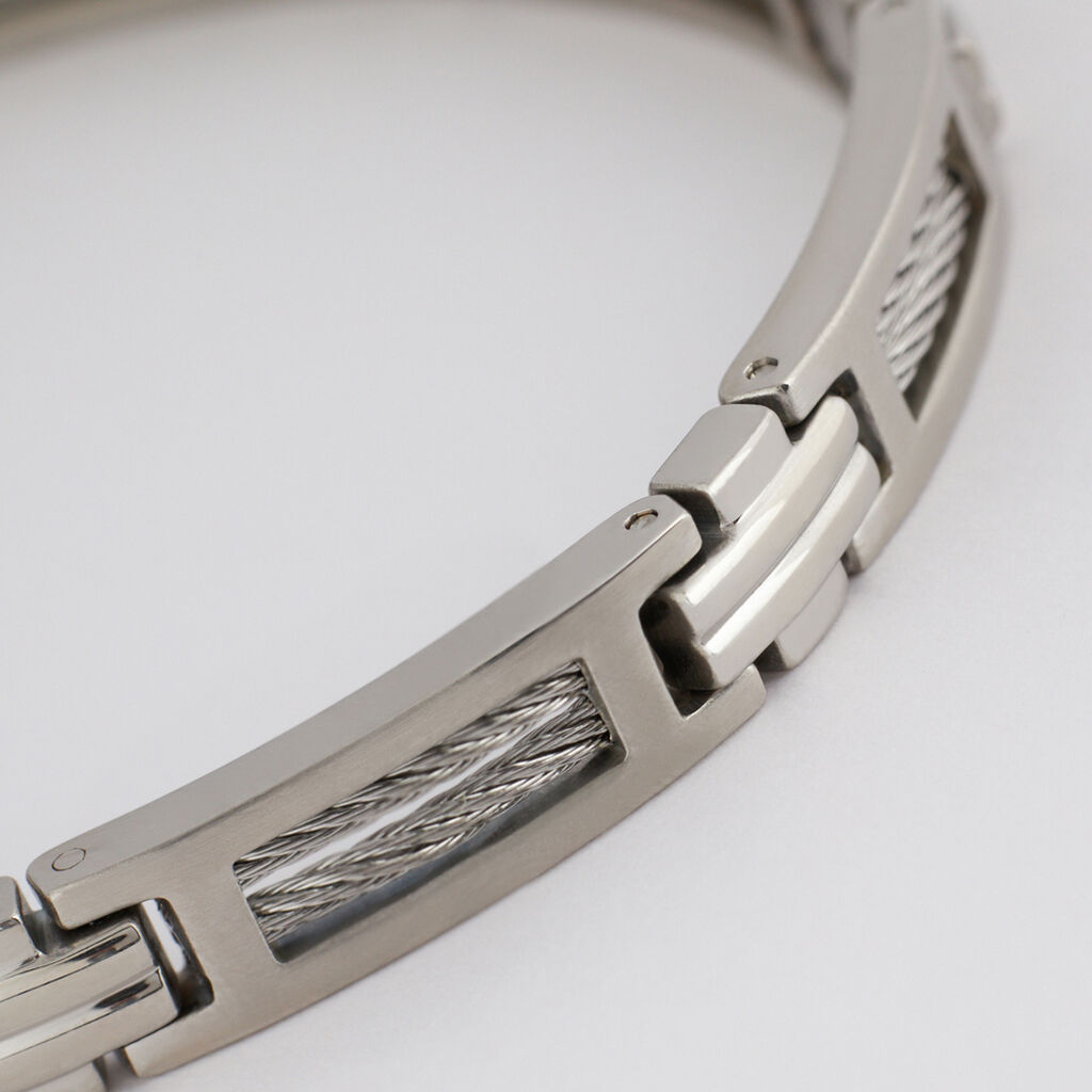 Bracciale Man Code Acciaio - Bracciali Uomo | Stroili