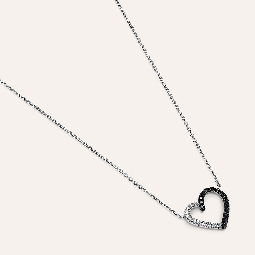 Collana Sophia Oro Bianco Diamante