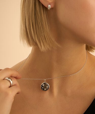 Collana Silver Collection Argento Rodiato Cubic Zirconia