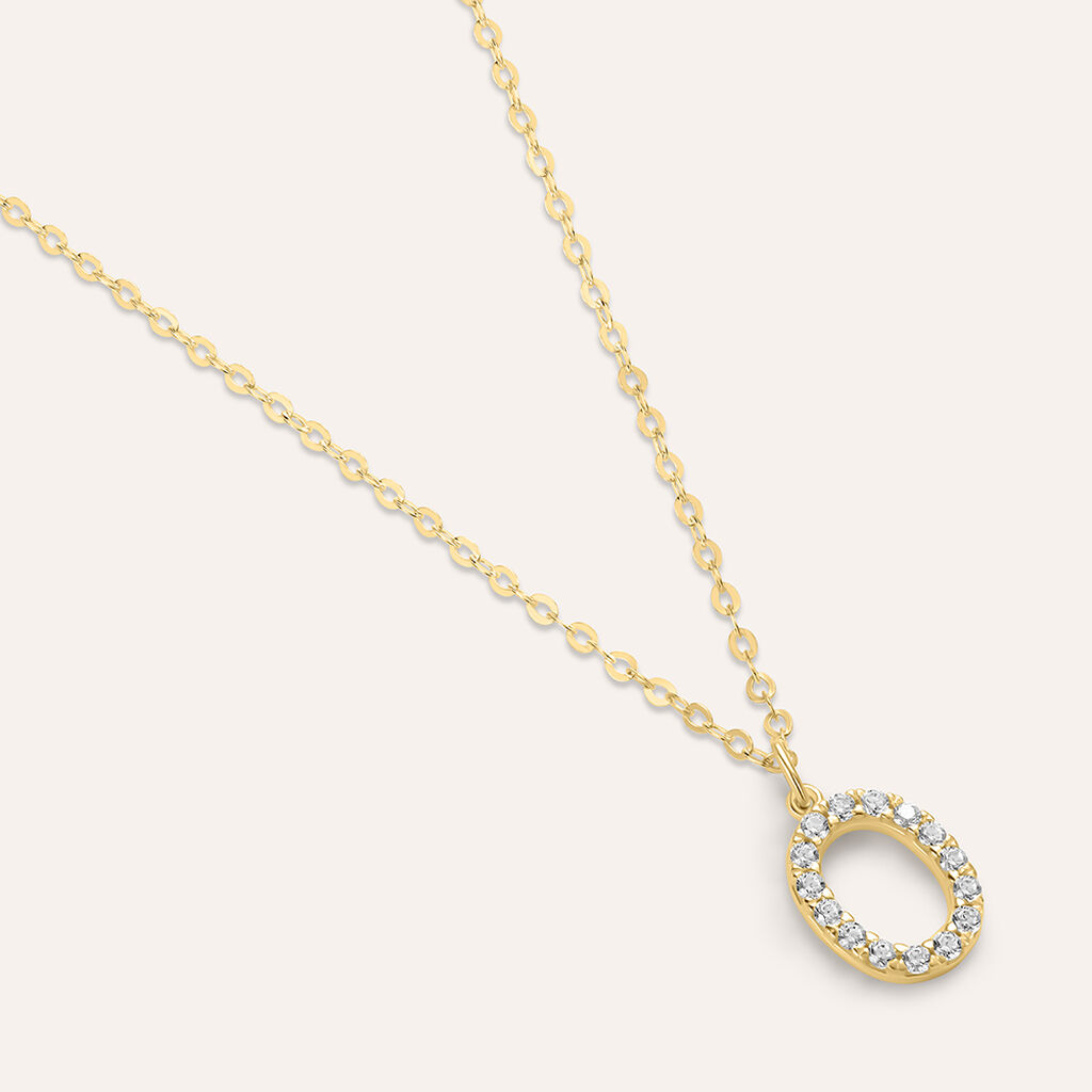 Collana Claire Oro Giallo Cubic Zirconia