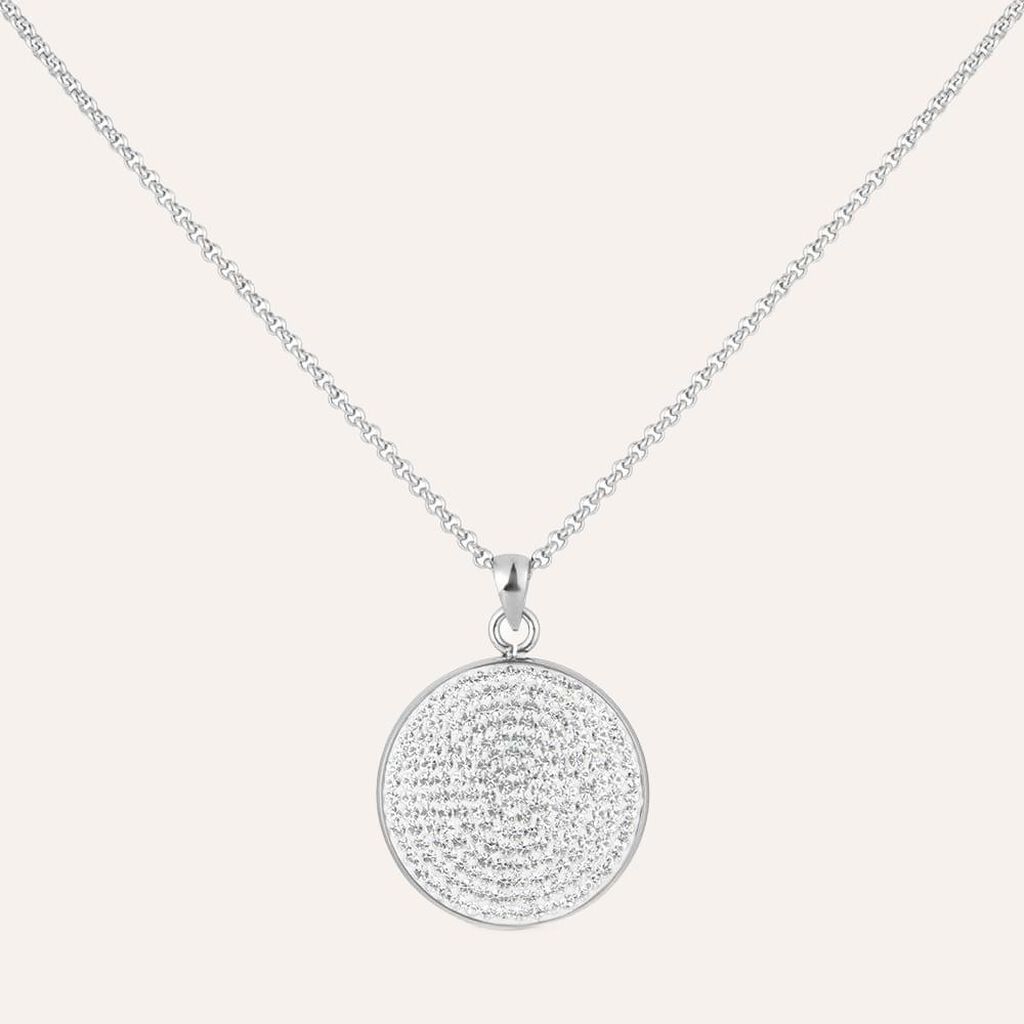 Collana Lady Phantasya Acciaio e Cristalli