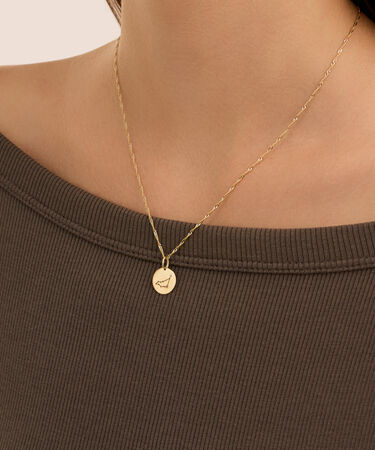 Pendente Po&egrave;me Oro Giallo Cubic Zirconia