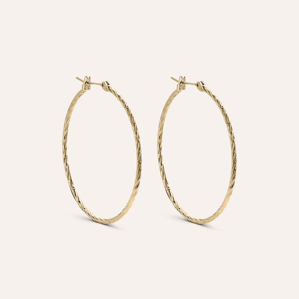 Orecchini A Cerchio Golden Dream Placcato Oro Giallo