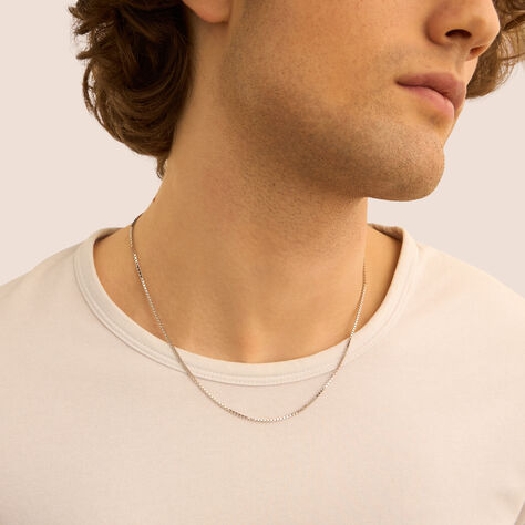 Catenina Gentleman Argento Rodiato - Catenina Uomo | Stroili