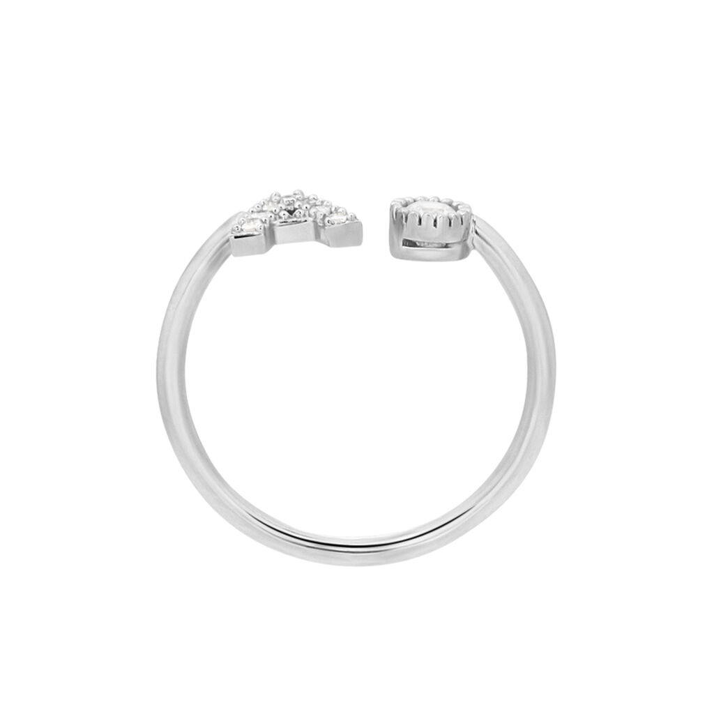 Anello Fantasia Silver Moments Argento Rodiato Cubic Zirconia - Anelli con Pietre Donna | Stroili