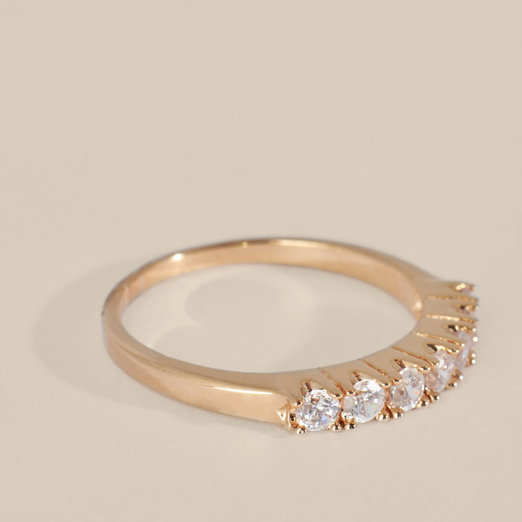 Anello Riviere Golden Dream Placcato Oro Giallo Cubic Zirconia - Anelli Riviere Donna | Stroili