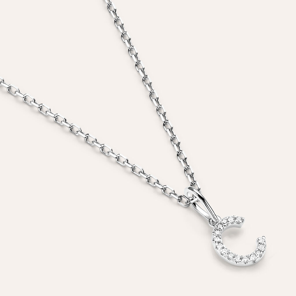 Pendente Sophia Oro Bianco Diamante