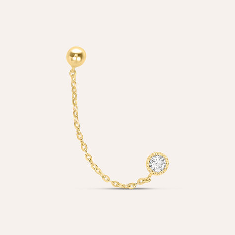 Ear Cuff Bon Ton Oro Giallo Cubic Zirconia - Ear Cuff Donna | Stroili