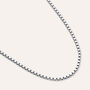 Catenina Gentleman Argento Rodiato