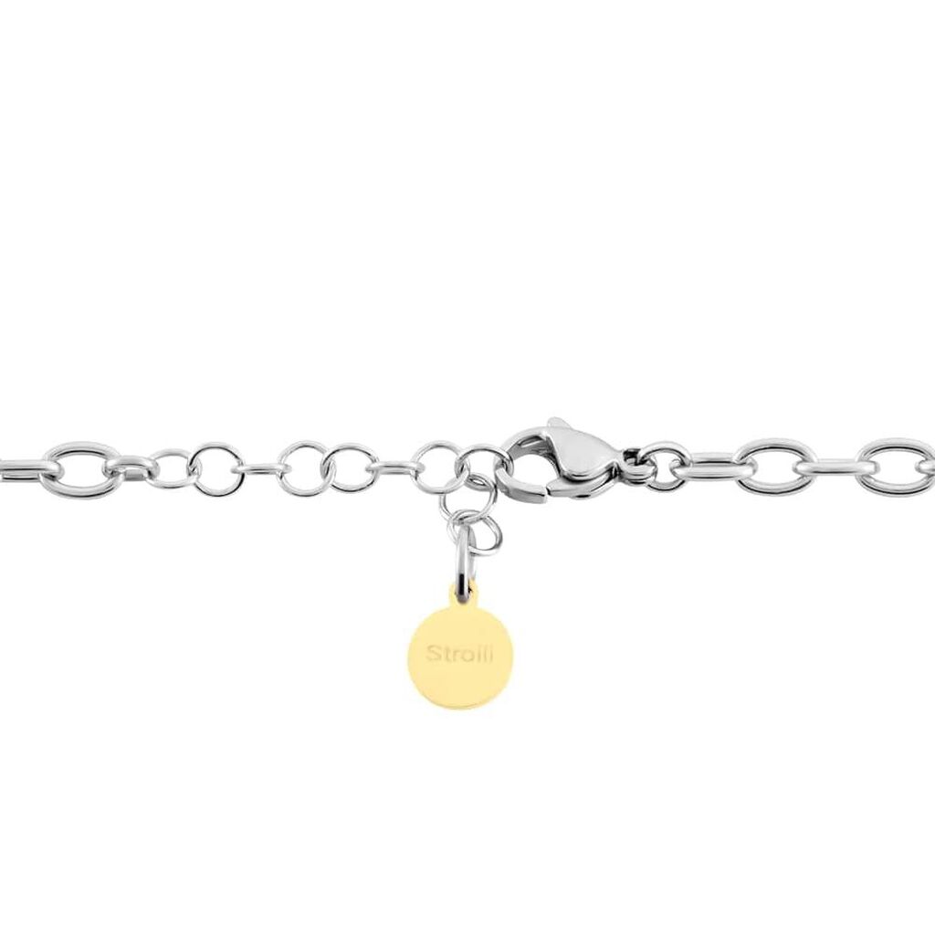 Bracciale Lady Message Acciaio Bicolore Philosophy e Cristalli - Bracciali Donna | Stroili