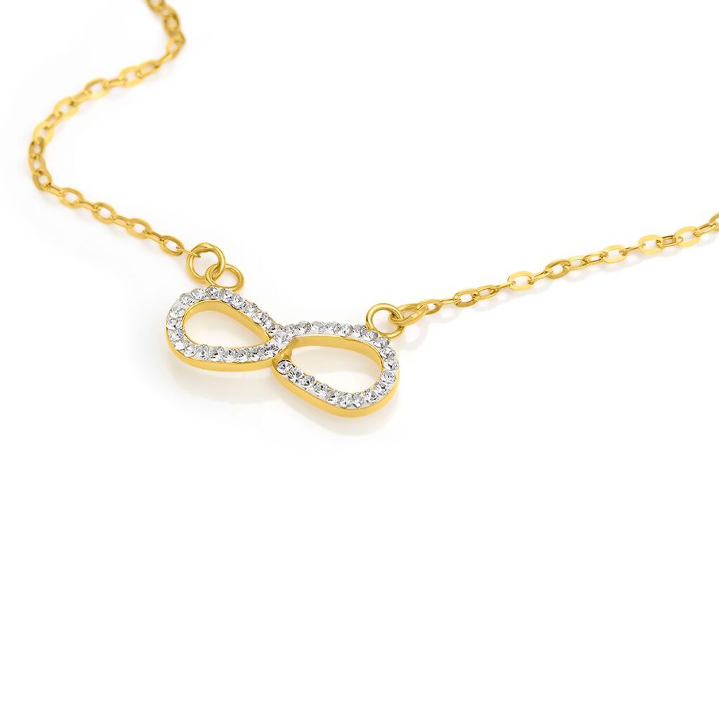 Collana Christelle Oro Giallo Cristallo - Collane Donna | Stroili