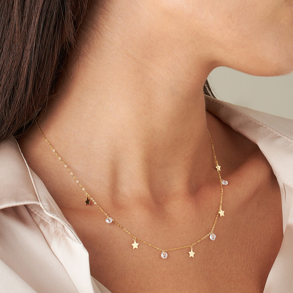 Collana Beverly Oro Giallo Cubic Zirconia - Collane Donna | Stroili