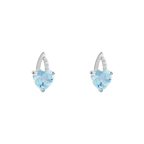 Orecchini Lobo Amélie Oro Bianco Topazio Cubic Zirconia - Orecchini a Lobo Donna | Stroili