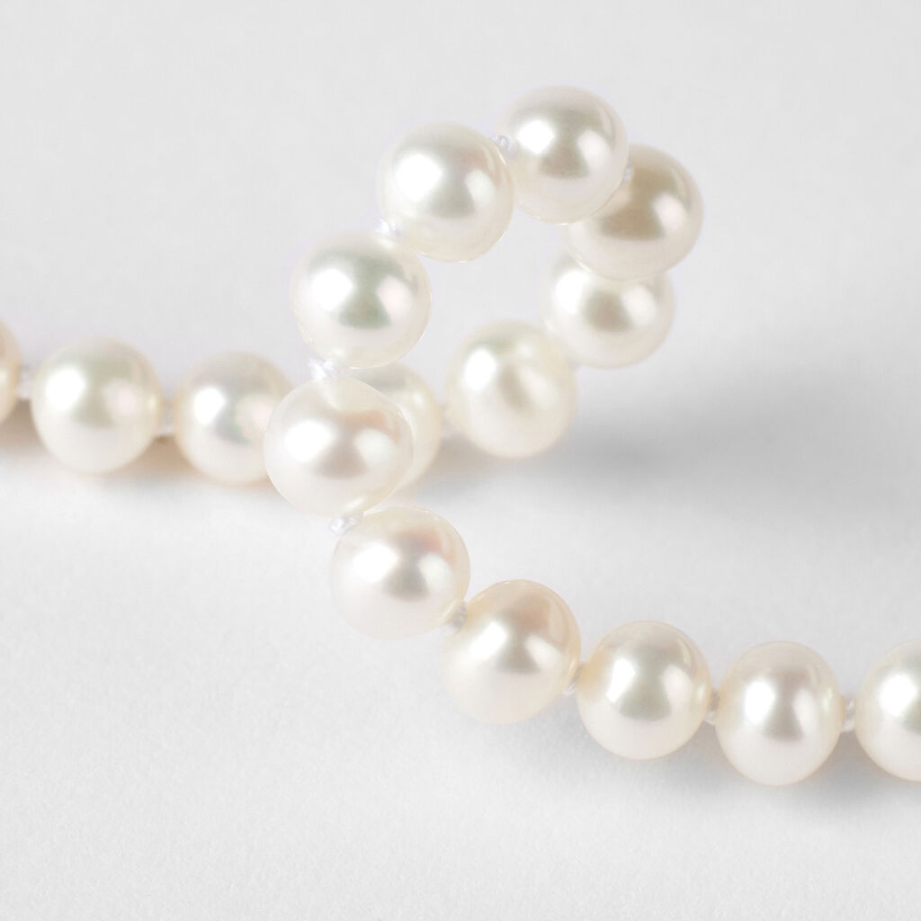 Bracciale Gabrielle Oro Bianco Perla D'Acqua Dolce - Bracciali Donna | Stroili