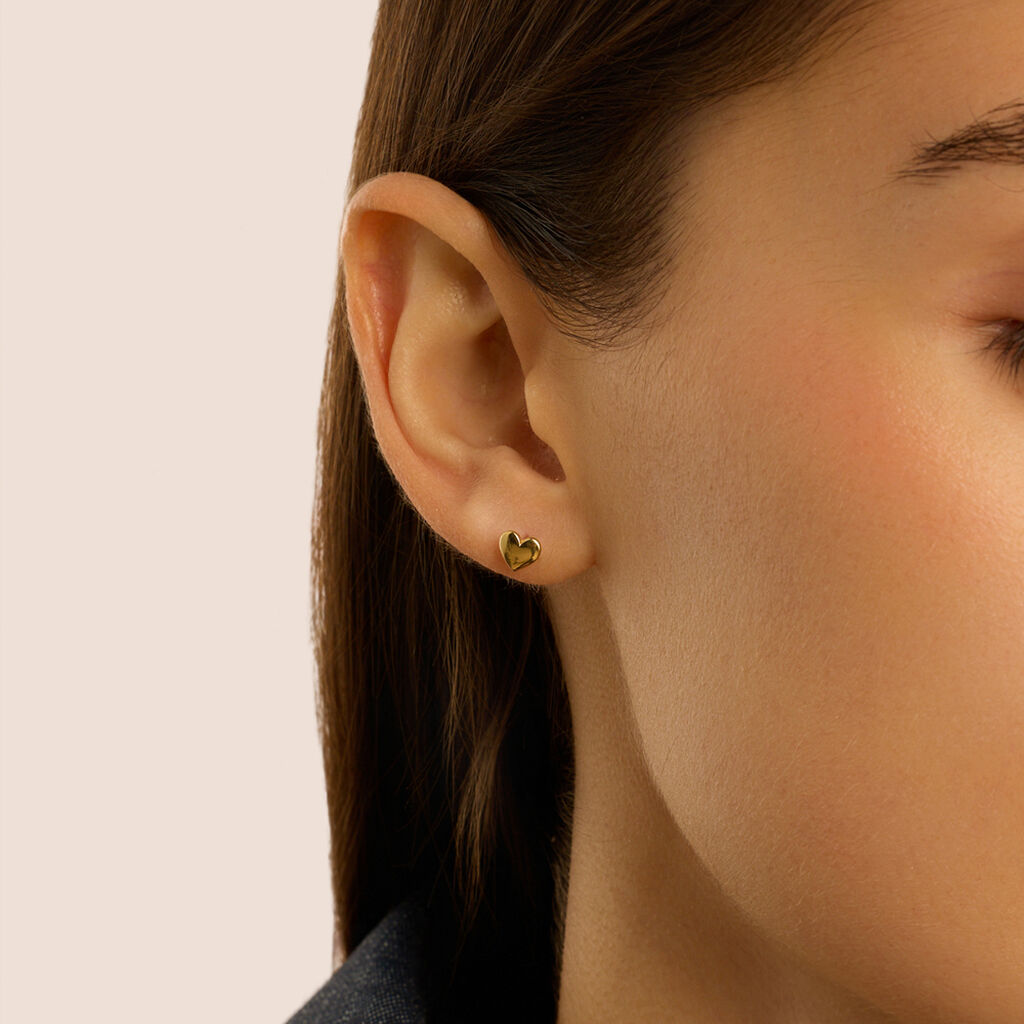 Orecchini Lobo Bon Ton Oro Giallo