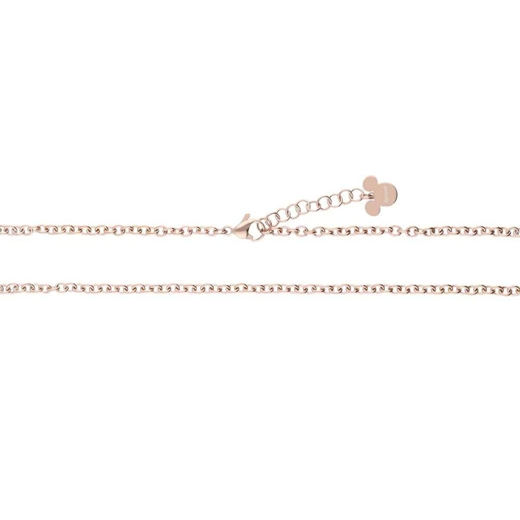 Collana Mickey Mouse & Friends Acciaio Rosa Cristallo - Collane Donna | Stroili
