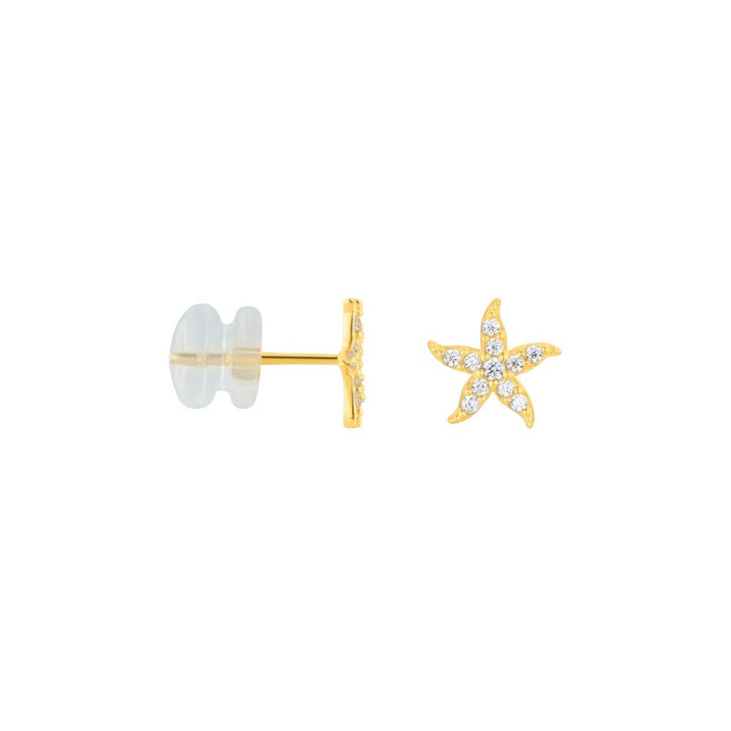 Orecchini Lobo Bon Ton Oro Giallo Cubic Zirconia - Orecchini a Lobo Donna | Stroili