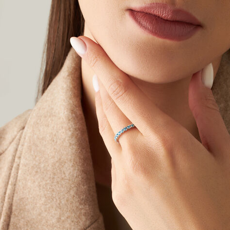 Anello Eternity Silver Rainbow Argento Rodiato Cubic Zirconia - Anelli Eternity Donna | Stroili