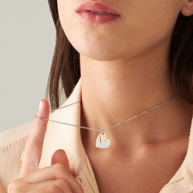 Collana Lady Chic Acciaio Bicolore Bianco / Rosa - Collane Donna | Stroili