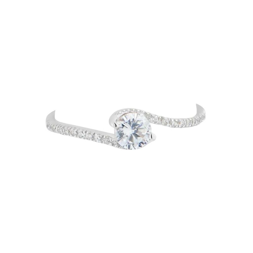 Anello Solitario Claire Oro Giallo Cubic Zirconia - Anelli con Pietre Donna | Stroili