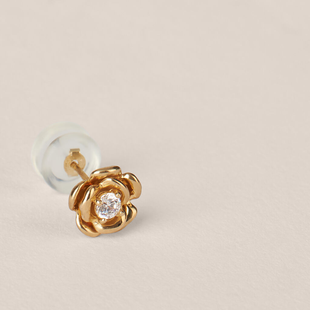 Orecchini Lobo Bon Ton Oro Giallo Cubic Zirconia - Orecchini a Lobo Donna | Stroili