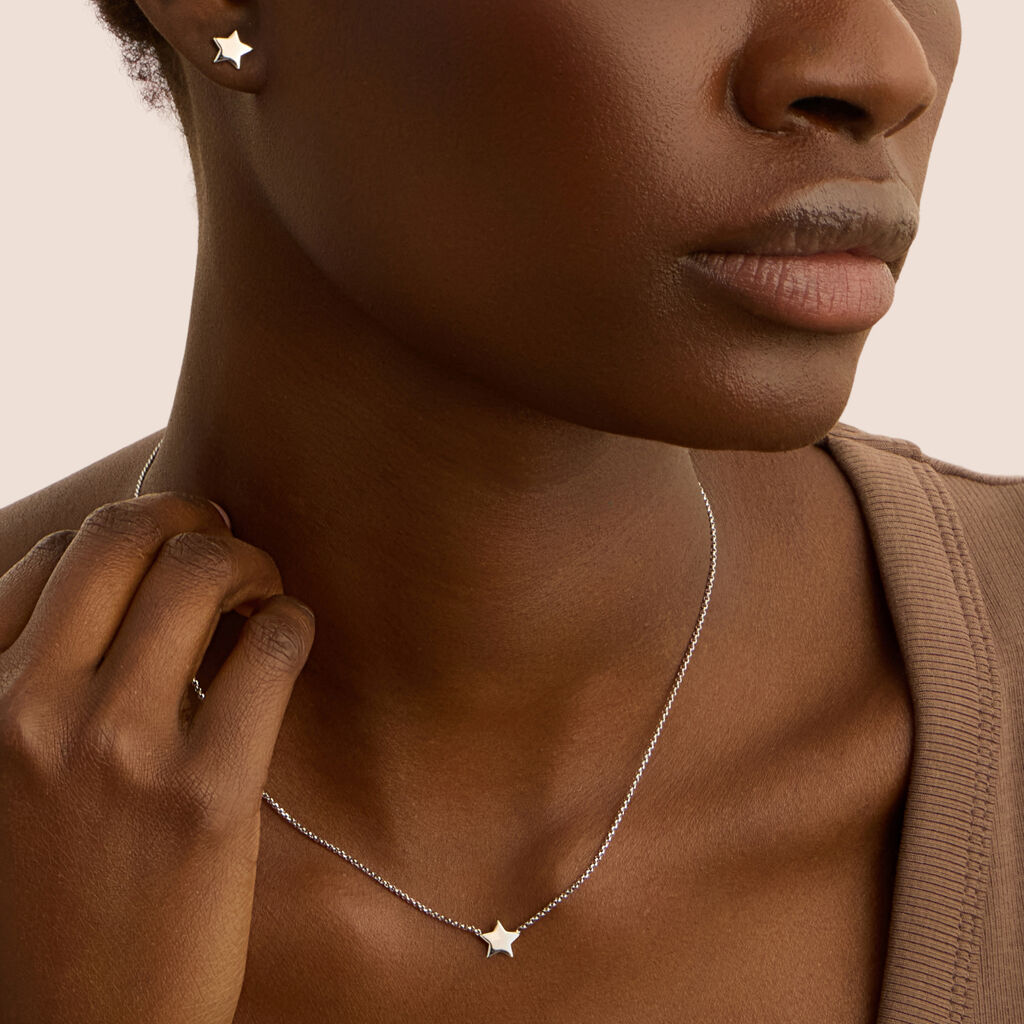 Collana Silver Collection Argento Rodiato