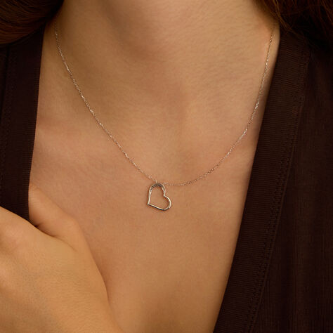 Collana Claire Oro Bianco Cubic Zirconia - Collane Donna | Stroili