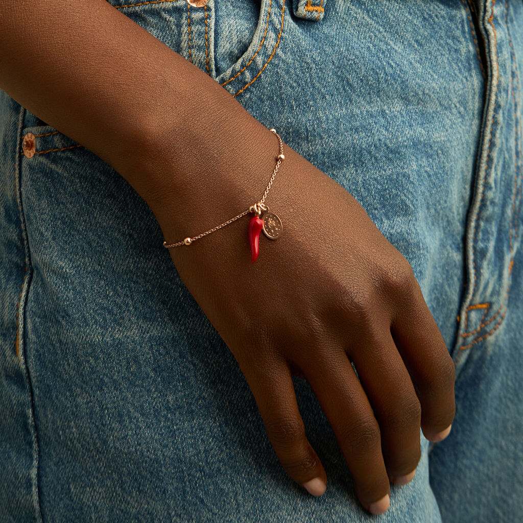 Bracciale Rosario Silver Soul Argento Rosa Cristallo