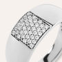 Anello Fascia Desideria Argento Nobile Rodiato Cubic Zirconia