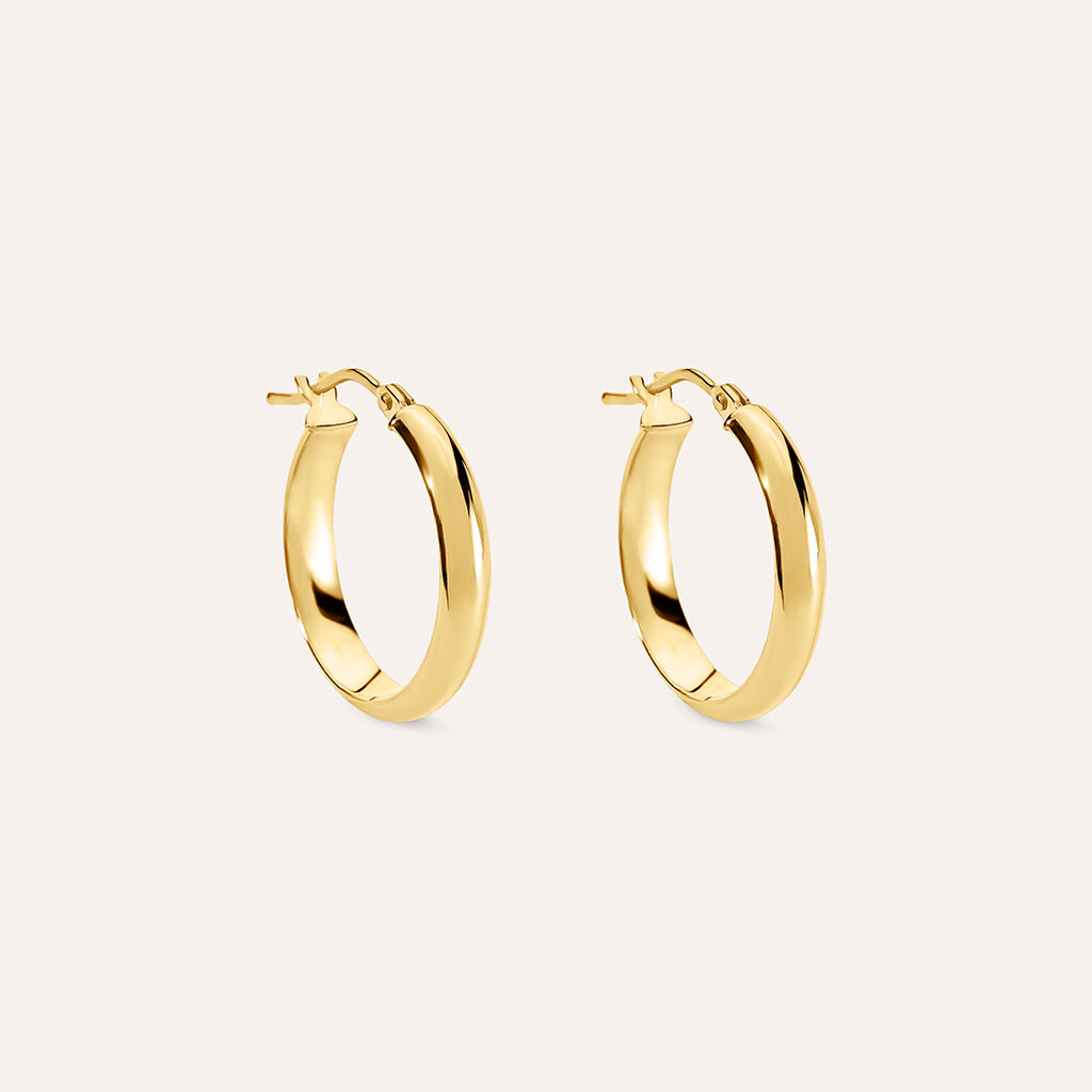 Orecchini A Cerchio Toujours Oro Giallo - Orecchini a Cerchio Donna | Stroili