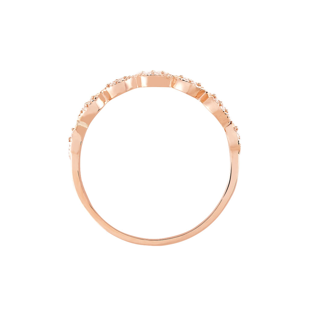 Anello Fantasia Claire Oro Rosa Cubic Zirconia - Anelli con Pietre Donna | Stroili