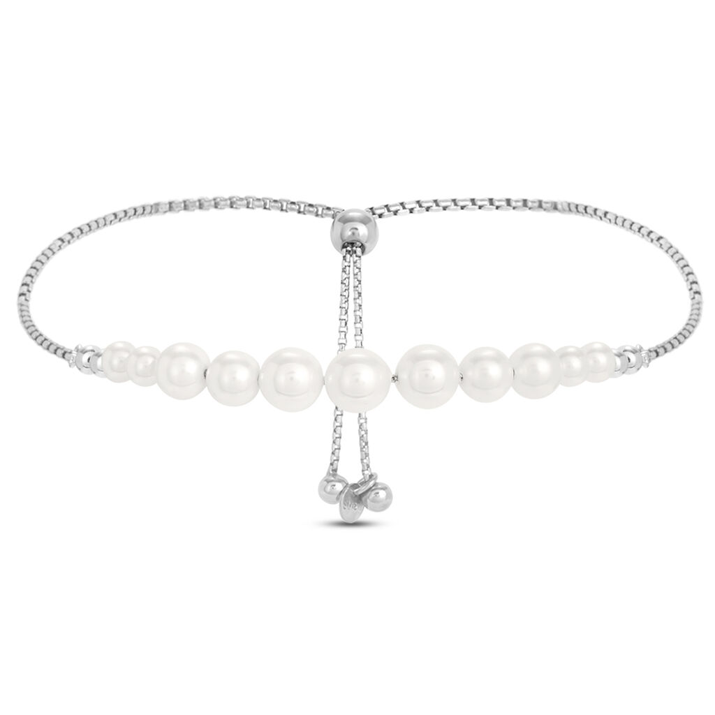 Bracciale Silver Pearls Argento Rodiato Perla sintentica - Bracciali Donna | Stroili