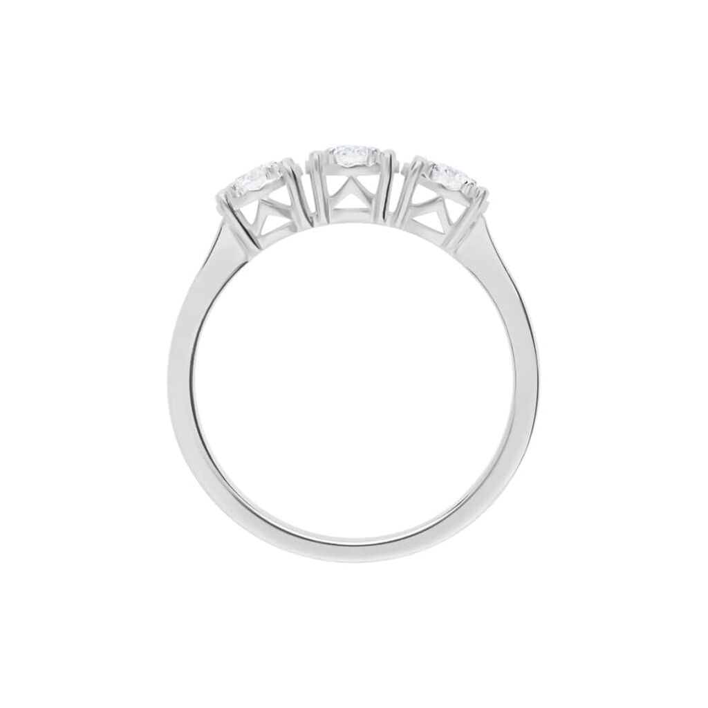 Anello Trilogy Diamotion Oro Bianco Diamante - Anelli con Pietre Donna | Stroili