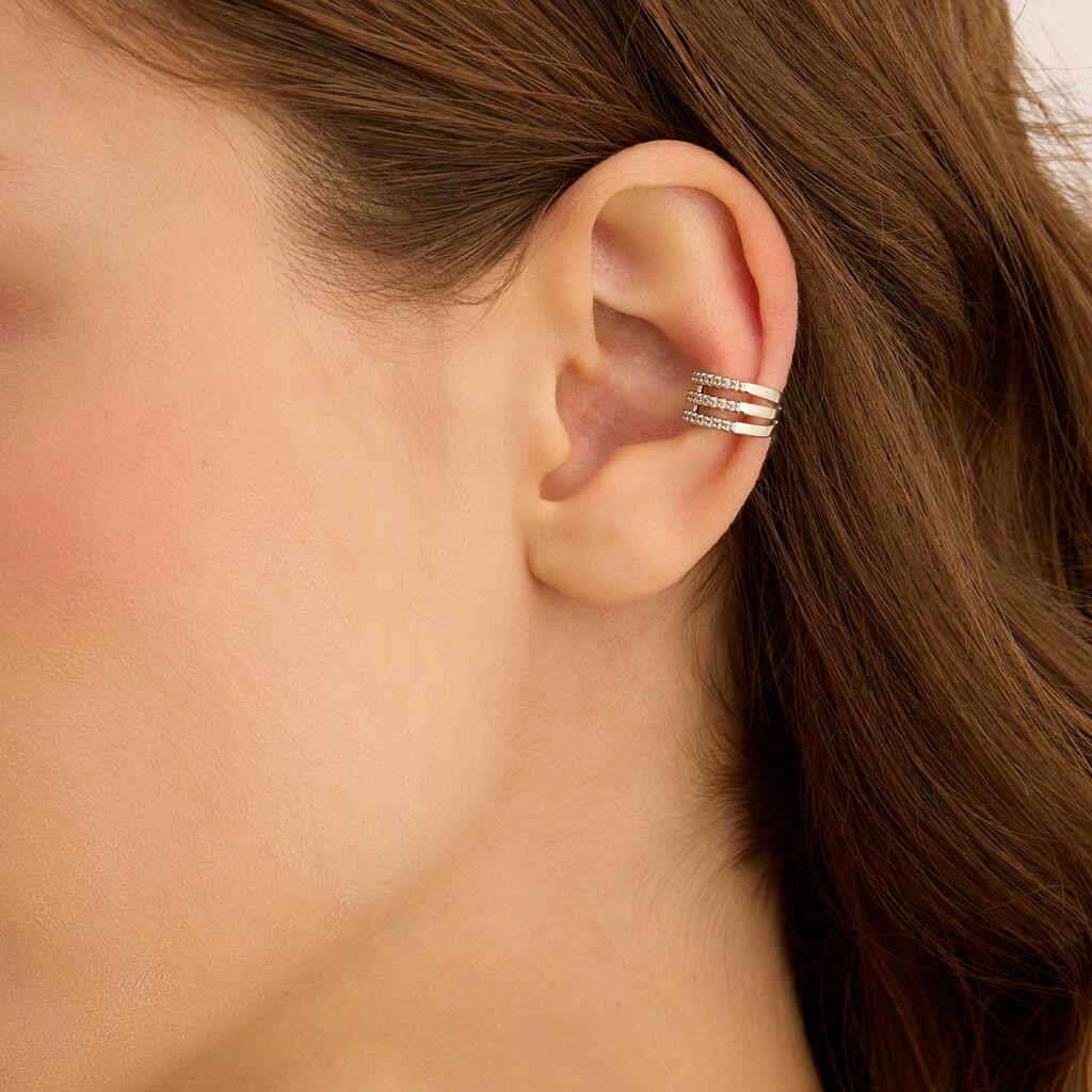 Ear Cuff Romantic Shine Metallo Cristallo - Ear Cuff Donna | Stroili