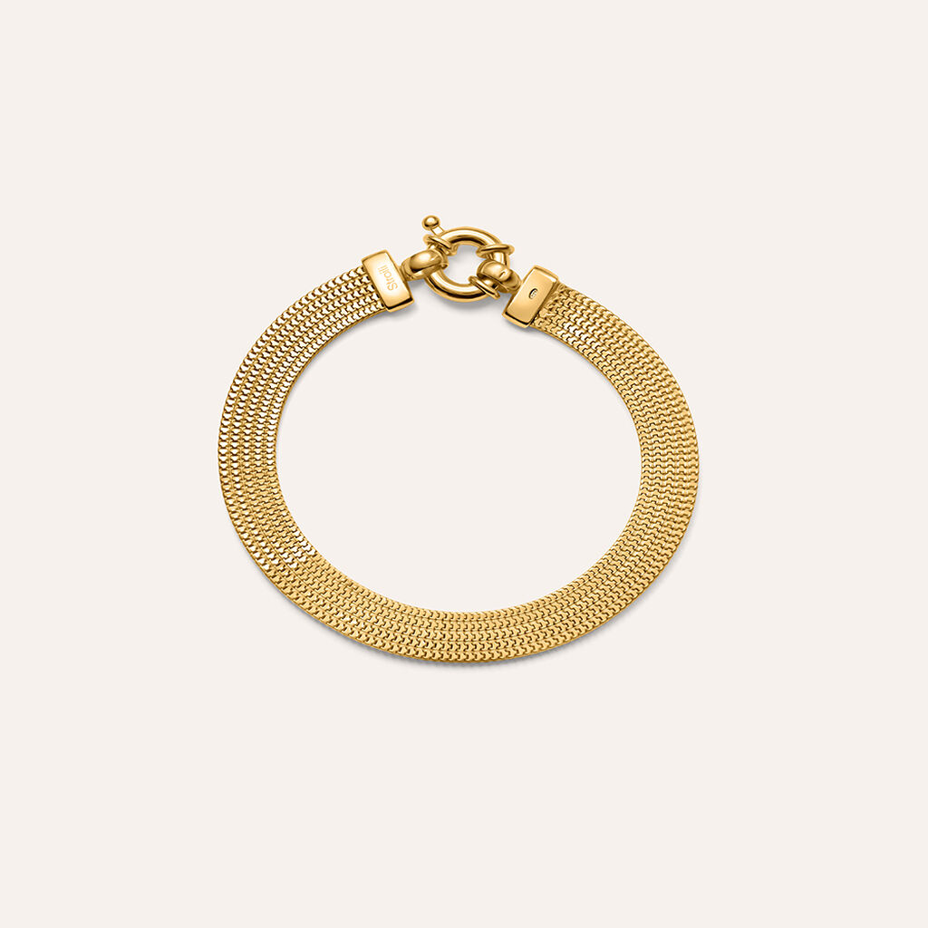 Bracciale Catena Silver Collection Argento Dorato