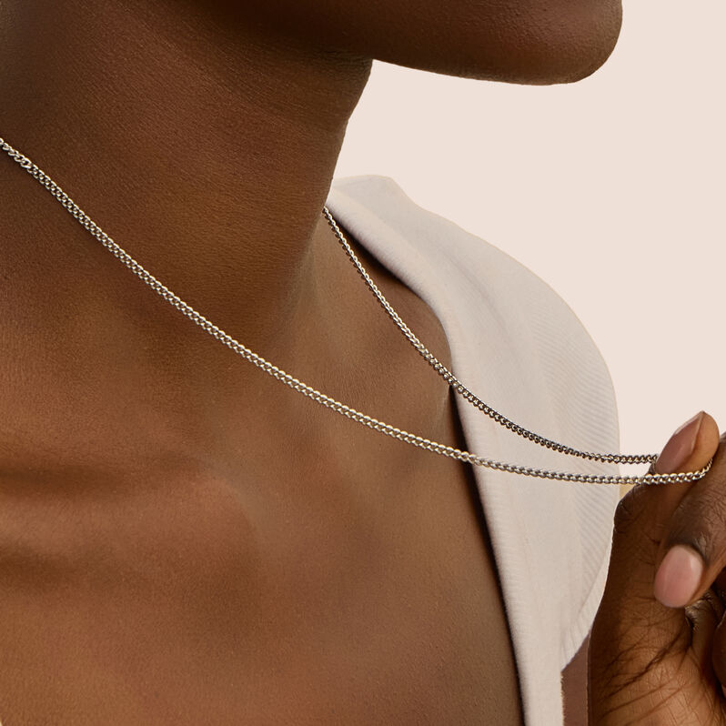 Catena Silver Collection Argento Rodiato - Collane Catena Donna | Stroili