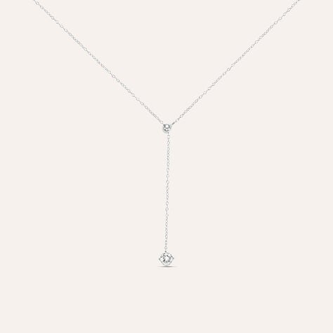 Collana Punto Luce Silver Elegance Argento Rodiato Cubic Zirconia - Collane Punto Luce Donna | Stroili