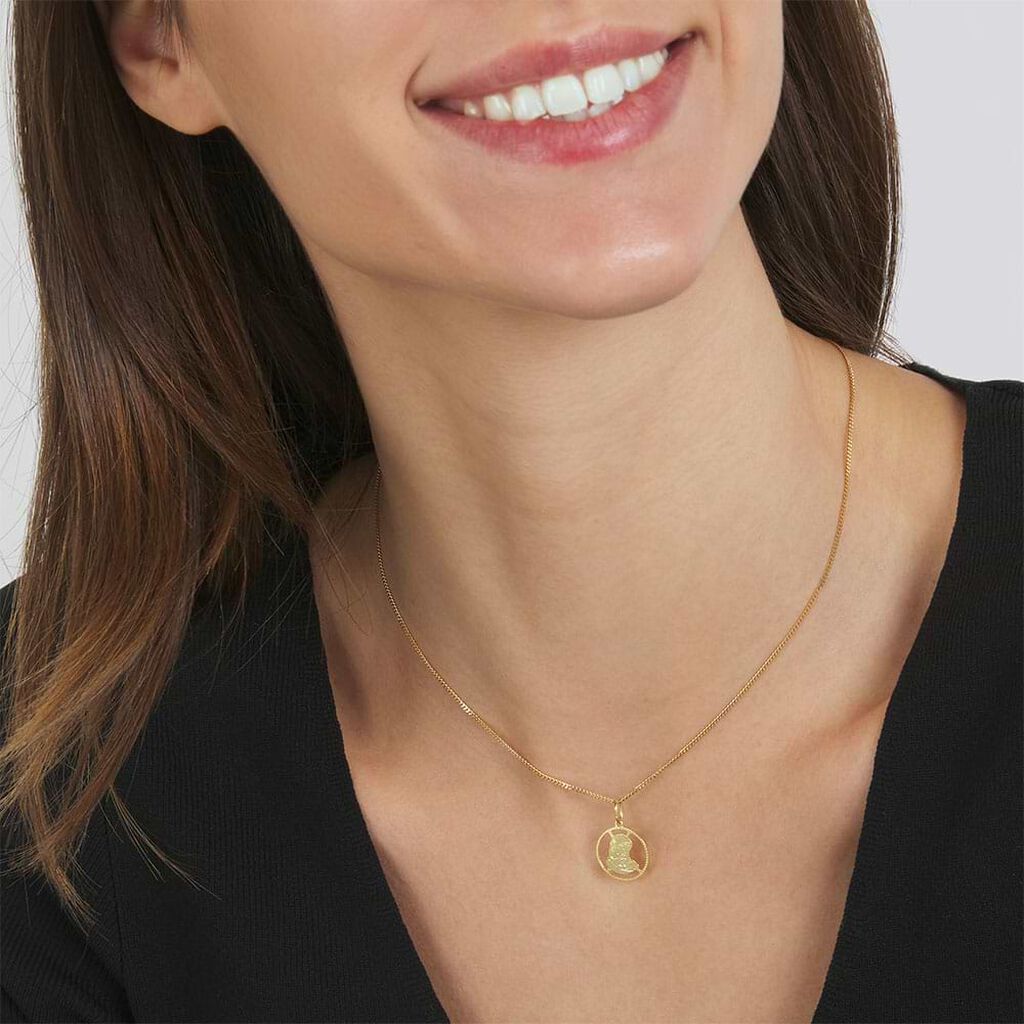 Pendente Holy Oro Giallo - Ciondoli con Incisione Unisex | Stroili
