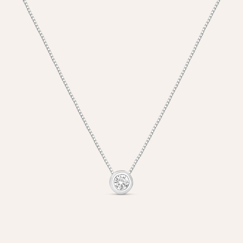 Collana Punto Luce Silver Elegance Argento Rodiato Cubic Zirconia - Collane Punto Luce Donna | Stroili