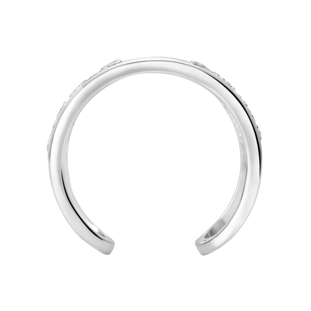 Anello Fantasia Silver Moments Argento Bicolore Bianco / Rosa Cubic Zirconia - Anelli con Pietre Donna | Stroili