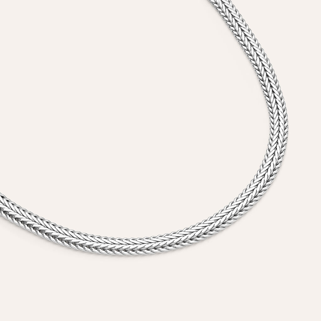 Bracciale Catena Gentleman Argento Rodiato - Bracciali Uomo | Stroili