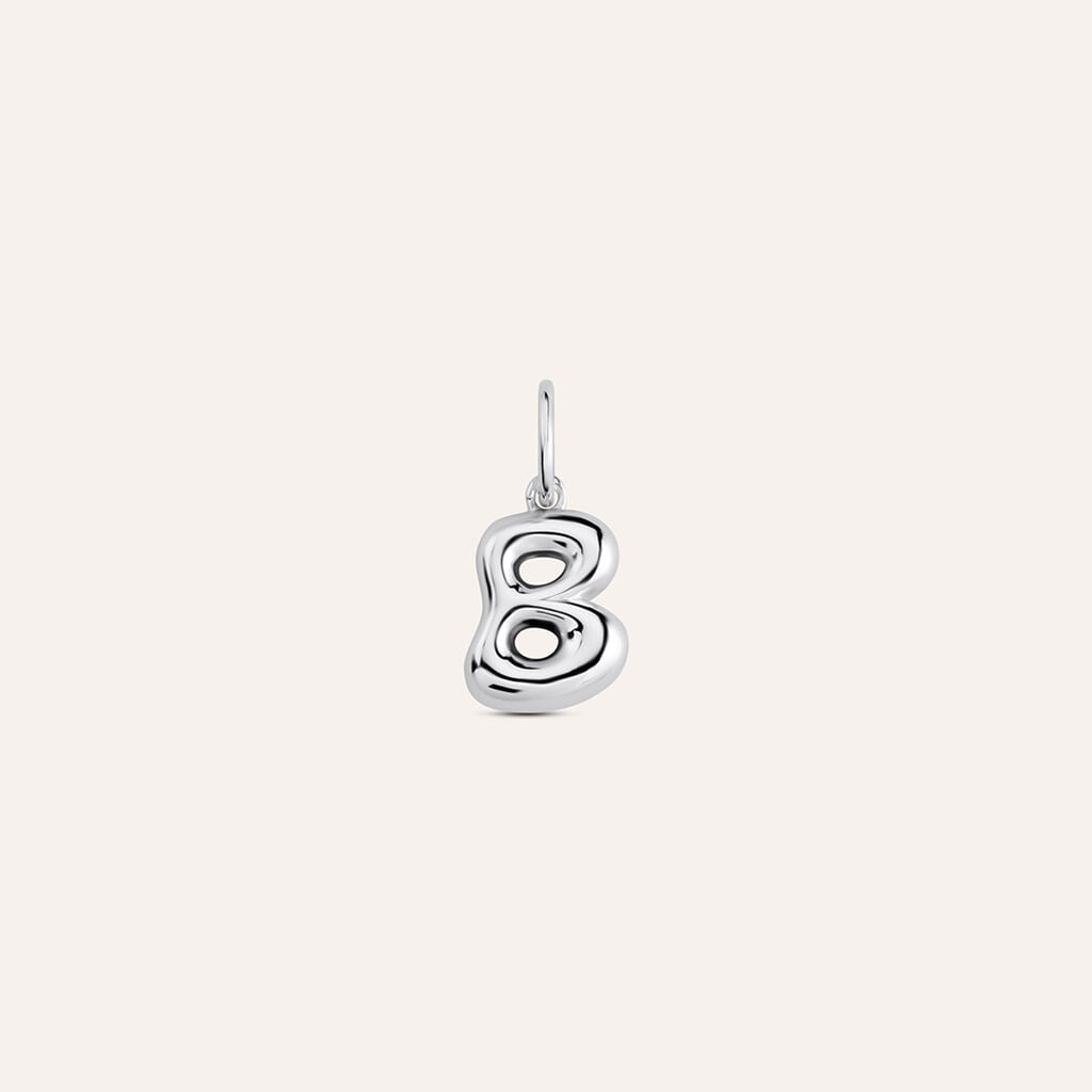 Pendente Love Beats Argento Rodiato