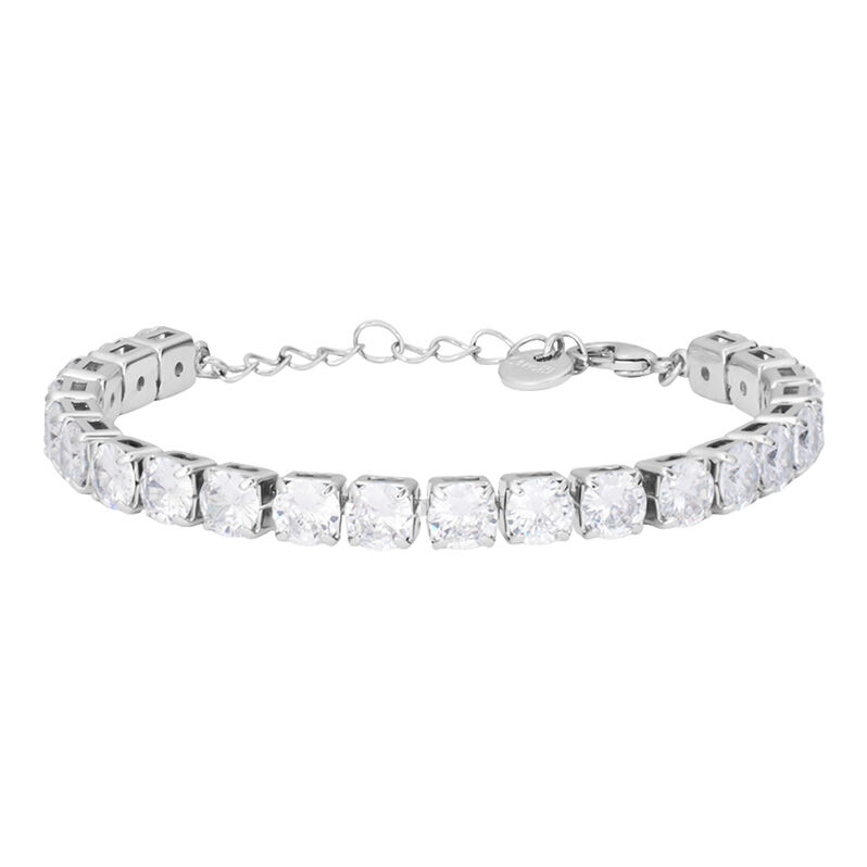 Bracciale Tennis Romantic Shine Metallo Cristallo - Bracciali Tennis Donna | Stroili