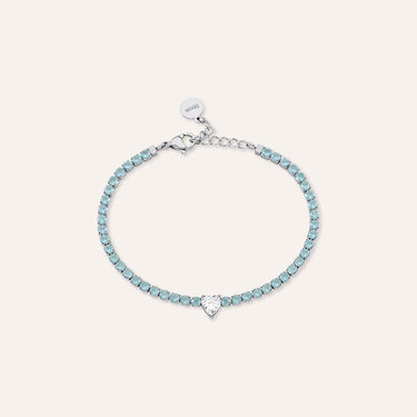 Bracciale Tennis Aura Acciaio Cristallo