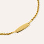 Bracciale Con Targhetta L'homme Or Oro Bianco